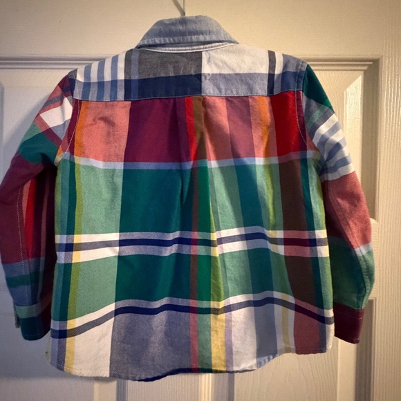 Polo Ralph Lauren plaid button down 2T - Picture 2 of 3
